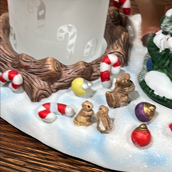 PartyLite Holiday Reindeer Candle Holder with Christmas Tree - Picture 6 of 16